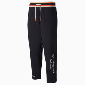 Puma x rdet randomevent negro pantalones de sudor recortados joggers 596667 01