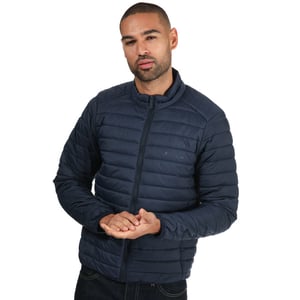 Ben Sherman Chaqueta azul marino para hombre acolchado