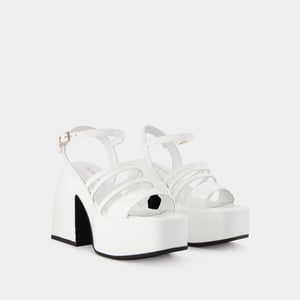 Sandalias Bulla Chibi - Nodaleto - Piel - Blanco