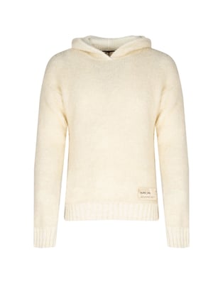 Takeshy Kurosawa Suéter Boucle del hombre cremoso