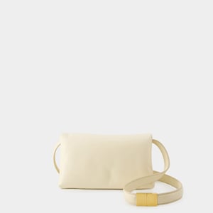 Bolso Hobo Prisma - Marni - Piel - Beige