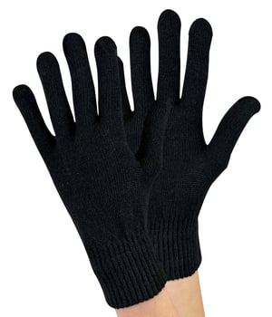 Guantes térmicos de lana de punto para mujer / mujer para tiempo frío
