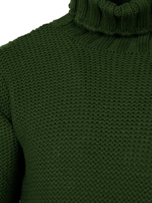 La Haine Inside Us Suéter Turtleneck del hombre verde
