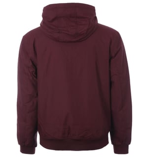Chaqueta Brentham con capucha en color burdeos Oxblood de Fred Perry
