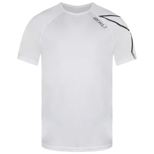 Camiseta de blanco/plata para hombre activo 2xu BSR