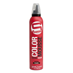 ESPUMA COLOR PLATA 300 ML.