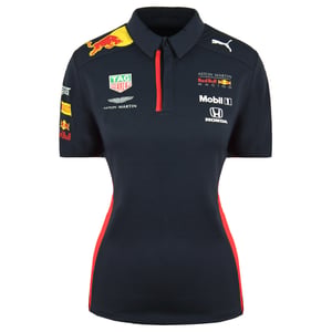 Puma Aston Martin Red Bull Racing Team F1 Womens Polo Shirt 762888 01