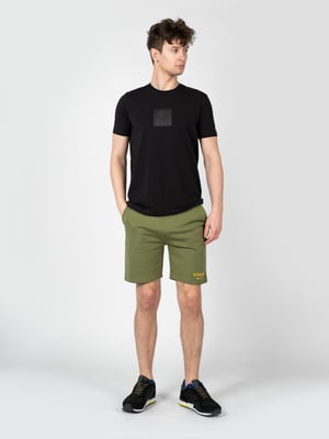 Iceberg T-Shirt C-Neck del hombre negro
