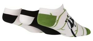 Wild Feet - Lote de 3 calcetines de algodón para hombre con estampados originales