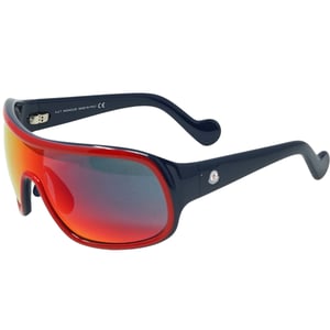 Moncler ML0048 68C 00 Gafas de sol azul marino oscuro