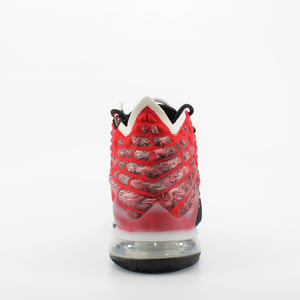 Nike Lebron XVII Red Textile Lace Up Mens Trainers BQ3177 601