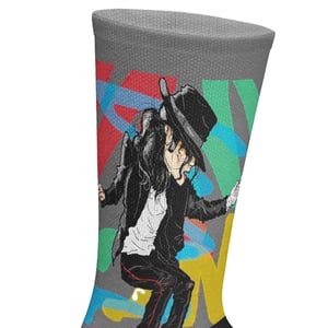 Calcetines de caña larga estampados elásticos unisex