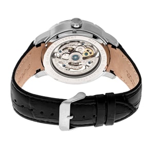 Reloj automático Heritor Ryder esqueleto con correa de cuero