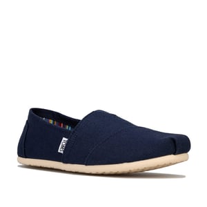 Toms Alpargatas Blue Mens Plimsolls