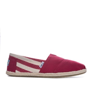 Toms University Classic Alpargata Red Womens Zapatos