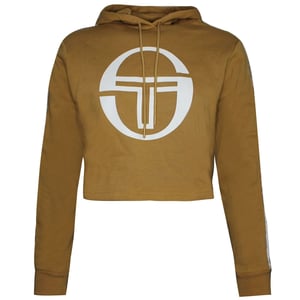 Sergio Tacchini Goran sudadera con capucha para mujer sudadera cortada Camel Jumper 38072 499
