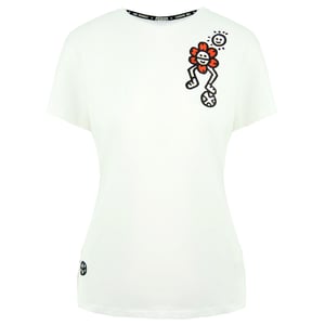 Puma x Mr Doodle Camiseta de la tripulación de la tripulación del cuello blanco 598691 02