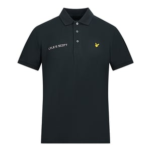 Lyle & Scott Polo de manga corta True negro