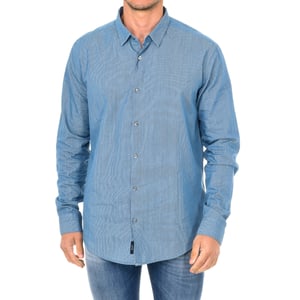 Camisa manga larga y cuello de solapa 3Y6C09-6NDZZ hombre