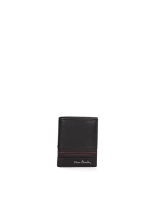 Pierre Cardin Billetera Hombres BLACK AND RED