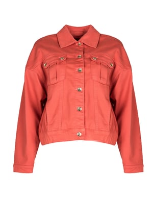 Patrizia Pepe Chaqueta de mujer rojo, naranja