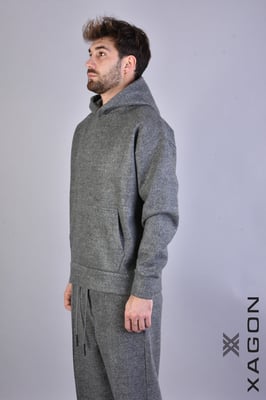 Xagon Sudadera Con Capucha Hombre Gris