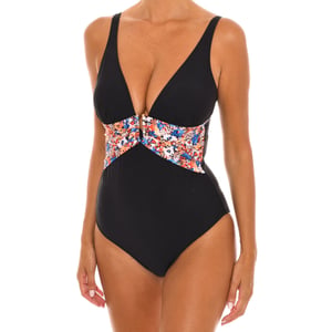 Bañador escote en pico EB0321B mujer