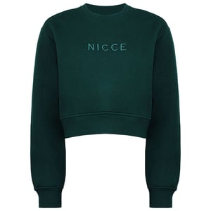 Nicce era para hombre suéter verde oscuro recortado