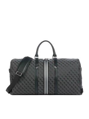 Bolso de viaje para mujer Guess Pisa 4G con rayas jacquard