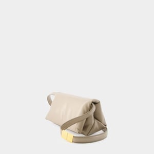 Bolso Hobo Prisma Pequeño - Marni - Piel - Marrón