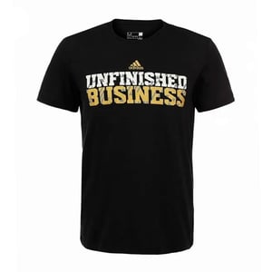 Adidas inacabada bussiness para hombre camiseta negra