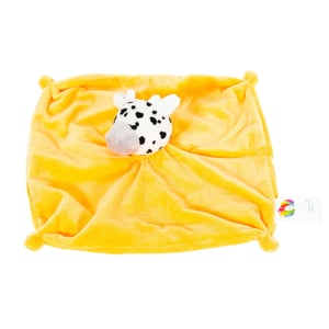 DouDou con el animal de Vaquita 129A bebé