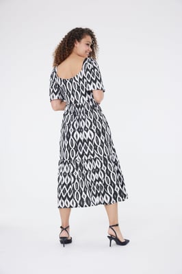 Vestido con estampado azteca Frida