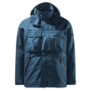 Jack Wolfskin Tech Lab la chaqueta marina para hombres de utilidad