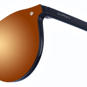 Gafas de sol de nylon con forma ovalada Geri unisex