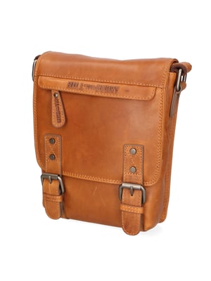 Hill Burry Bolso bandolera hombres COGNAC