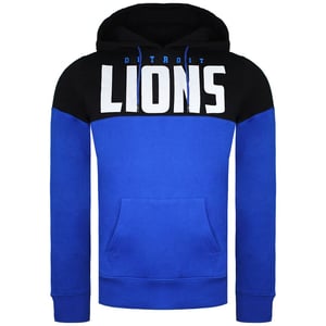 Sudadera con capucha Fanatics NFL Detroit Lions Pannelled para hombre