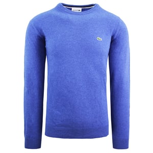 Suéter azul de hombre de jersey lacoste