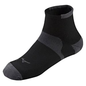 Calcetines de Running Mizuno Race Low Negro/Gris para Hombre