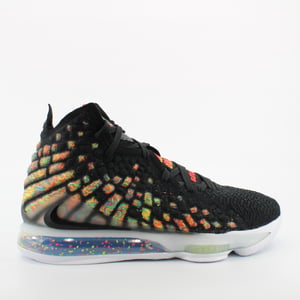 Nike LeBron XVII Black Textil Unisex Lace Up entrenadores BQ3178 005