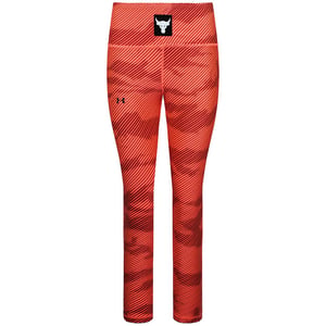 Under Armour Project Rock Leggings de tobillo naranja para mujer