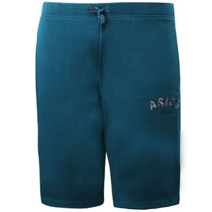 Logotipo asics pantanos cortos azules