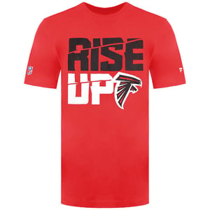 Fanatics NFL Atlanta Falcons Rise Up Camiseta roja para hombre