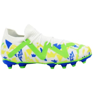Botas de fútbol Puma Future Match x Neymar FG/AG para niños blancas