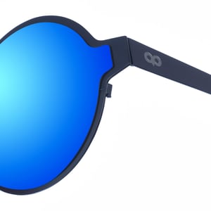 Gafas de sol de metal con forma redonda MARGARETTE unisex