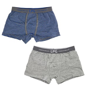 Pack-2 Boxers de tejido transpirable y frontal anatómico LP1017 niño