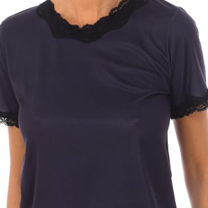 Pijama de manga corta cuello redondo 1202 mujer