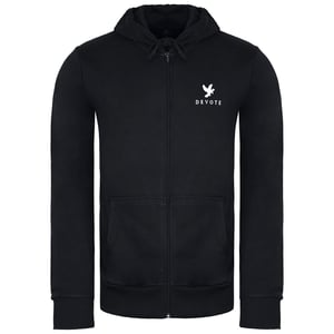 Devoto London Dove Mens Black/White Hoodie