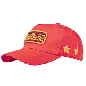 DSQUARED2 1964 Gorra Roja Bordada