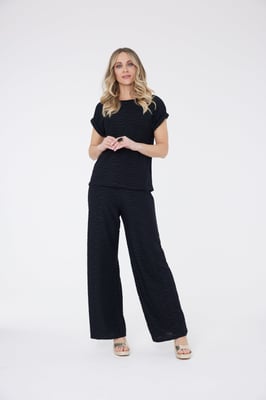Camiseta Maya Textured - Negra